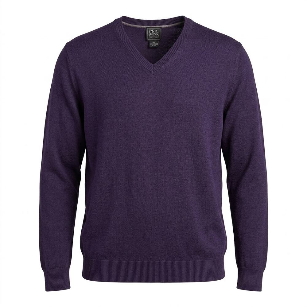 Jos. A. Bank Traveler 100% Merino Wool V-Neck Sweater Men Tall Size 3XLT